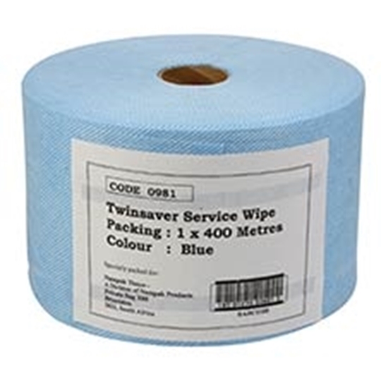 Picture of Twinsaver Blue Cloth Wipe 250 x 400m 1s