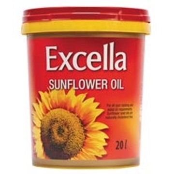 Picture of Excella Sunflower Cooking Oil Drum 20l
