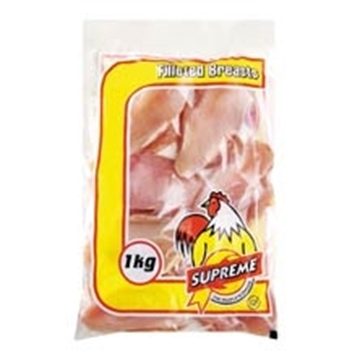 Picture of IQF BREASTS FILLETS SUPREME 10x1KG PACK