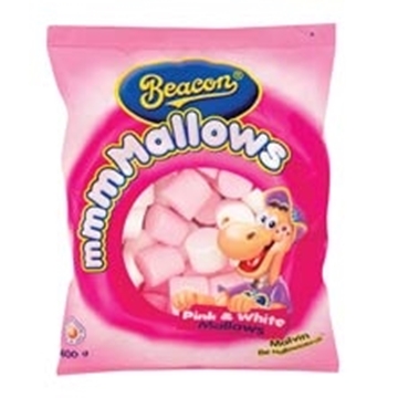 Picture of Beacon Pink & White Marshmallows 400g