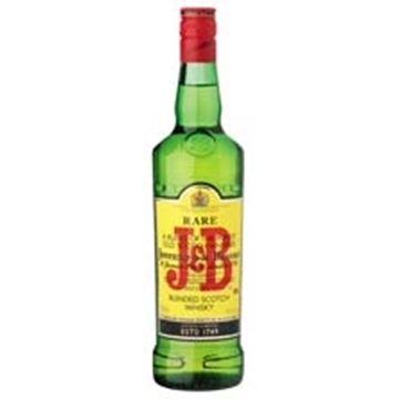 Picture of J&B Rare Whisky Bottle 750ml