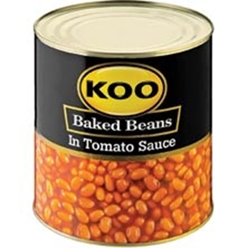 Picture of Koo Beans In Tomato Sauce Can 3.06kg