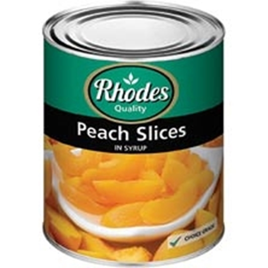 Picture of Rhodes Peach Slices Can 3.06kg