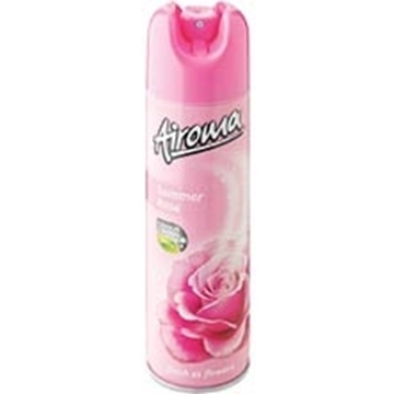 Picture of Airoma Summer Rose Air Freshener Can 6 x 210ml