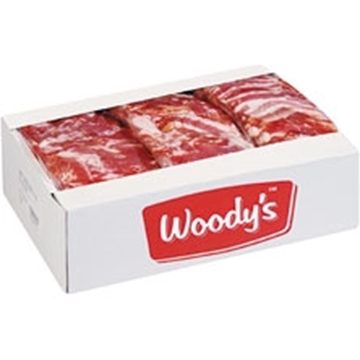 Picture of Woodys Frozen Rindless Back Bacon Box 6 x 1kg