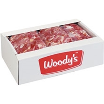 Picture of Woodys Frozen Diced Bacon Box 6 x 1kg