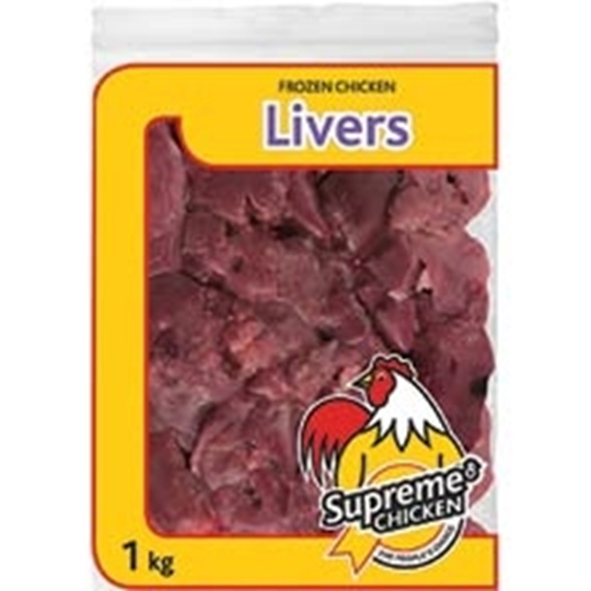 Picture of Supreme Frozen Chicken Livers Pack 1kg