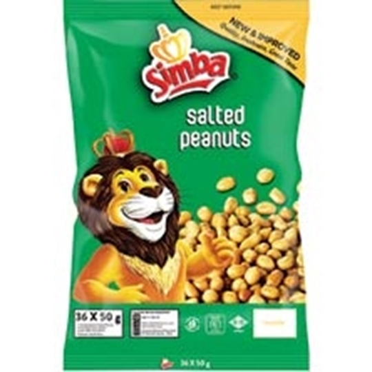 Picture of Simba Salted Peanuts Pack 36 x 50g