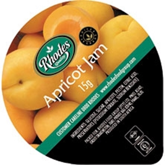 Picture of Rhodes Apricot Jam Portions 200 x 15g
