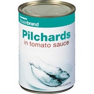 Picture of Checkers Housebrand Tomato Pilchards Can 400g