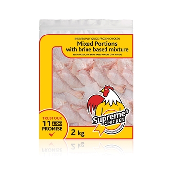 Picture of FROZEN CHICKEN MIXED PORTIONS SUPREME 2KG PACK