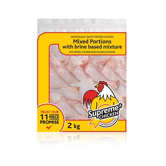 Picture of FROZEN CHICKEN MIXED PORTIONS SUPREME 2KG PACK