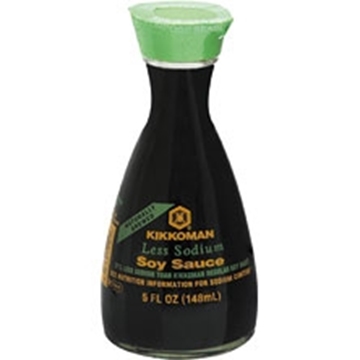 Picture of Kikkoman Low Salt Soya Sauce Bottle 150ml