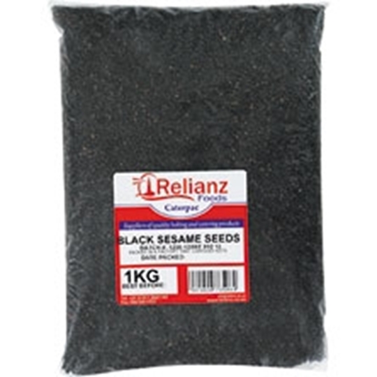 Picture of Relianz Black Sesame Seeds Pack 1kg