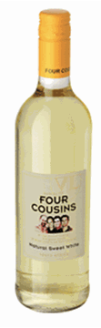 Picture of Four Cousins Natural Sweet White Wine Bottle 750ml