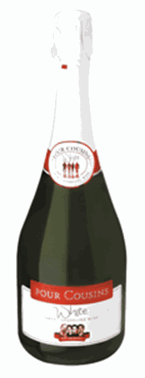 Picture of Four Cousins Sparkling Wine White 750ml Bottle