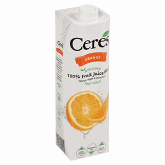 Picture of Ceres 100% Orange Fruit Juice Blend 1L