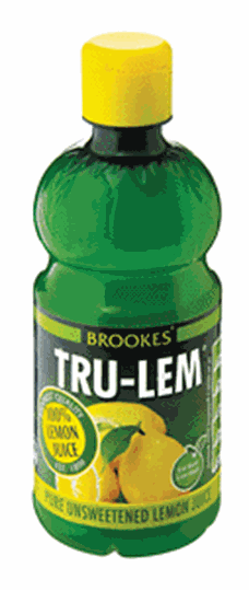 Picture of Brookes Tru-Lem Lemon Juice Bottle 250ml