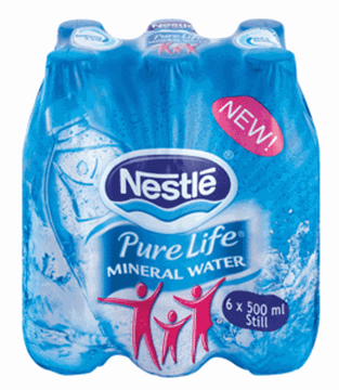 Picture of Nestle Pure Life Still Water Bottles 6 x 500ml