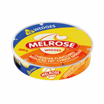 Picture of Melrose Cheddar Cheese Wedges 200g