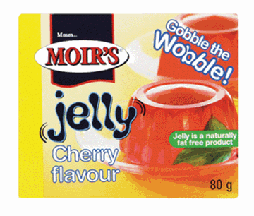 Picture of Moir's Cherry Flavoured Jelly 80g
