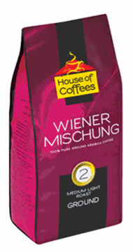 Picture of House of Coffees Wiener Mischun Coffee Pack 250g
