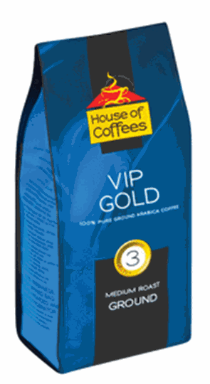 Picture of House of Coffees VIP Gold Ground Coffee Pouch 250g