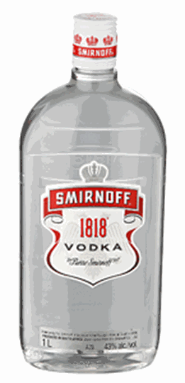 Picture of Smirnoff 1818 Vodka Bottle 1L