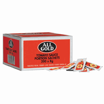 Picture of All Gold Tomato Sauce Sachets 200 x 8g