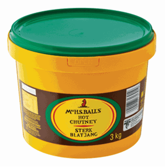 Picture of Mrs Balls Hot Chutney Tub 3kg