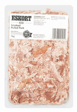 Picture of Eskort Frozen Smoked Pulled Pork Box 6 x 1kg