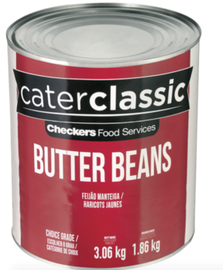 Picture of Caterclassic Butter Beans Can 3.06kg