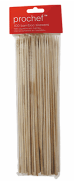 Picture of Prochef Basic Bamboo Skewers 100 Pack
