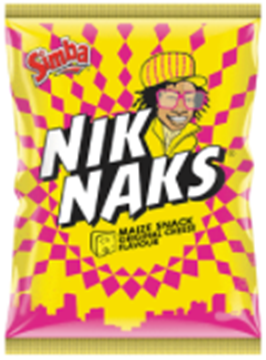 Picture of Nik Naks Cheese Chips Box 48 x 55g