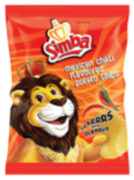 Picture of Simba Mexican Chilli Chips Box 48 x 36g