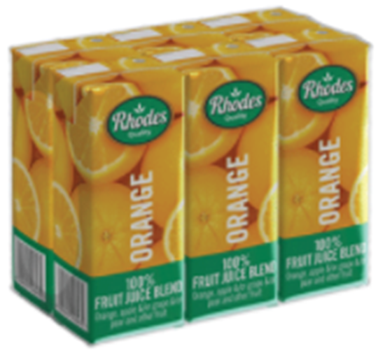 Picture of Rhodes Orange Juice Pack 6 x 200ml
