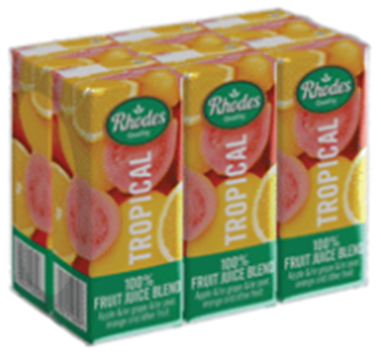Picture of Rhodes Tropical Juice Pack 6 x 200ml