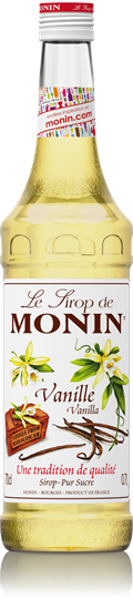 Picture of Monin Vanilla Syrup Plastic Bottle 1l
