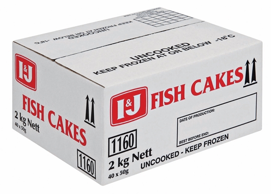 Picture of I&J Frozen Fish Cakes Box 2kg