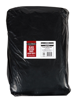Picture of Caterclassic Black Heavy Duty Refuse Bags 200s
