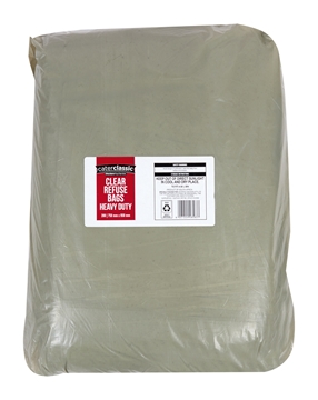 Picture of Caterclassic Clear Heavy Duty Refuse Bags 200s