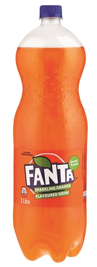 Picture of Fanta Orange Soft Drink Bottle 2L