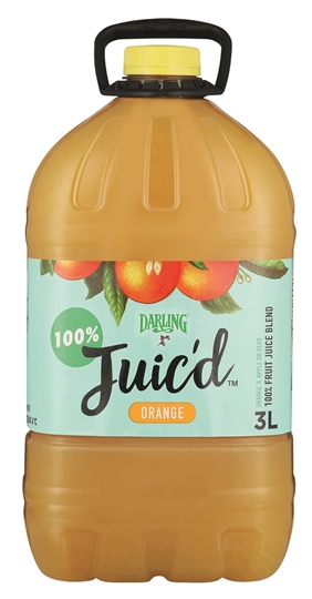 Picture of Darling 100% Fresh Orange Juice Bottle 3l