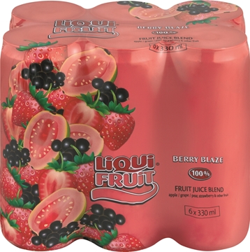 Picture of Liqui Fruit Berry Blaze Juice Can 6 x 330ml
