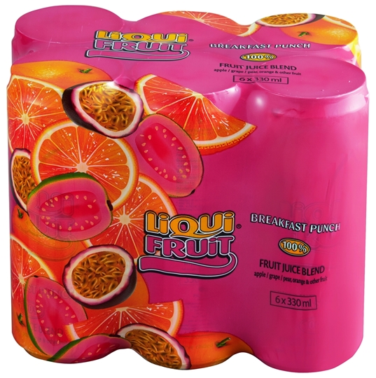 Picture of Liqui Fruit Breakfast Punch Juice Can 6 x 330ml