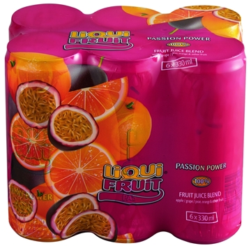Picture of Liqui Fruit Passion Power Juice Can 6 x 330ml