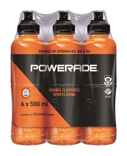 Picture of Powerade Orange Sports Drink s6 x 500ml