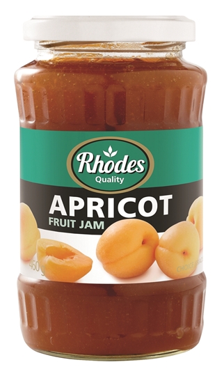 Picture of Rhodes Apricot Smooth Jam Jar 460g