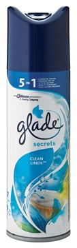 Picture of Glade Secret Clean Linen Air Freshener Can 6x180ml