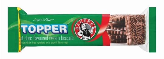 Picture of Bakers Chocolate Mint Topper Biscuits Pack 125g